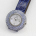 Rolex Lady Cellini Orchid Ref 6201 18K White Gold Sapphire Bezel